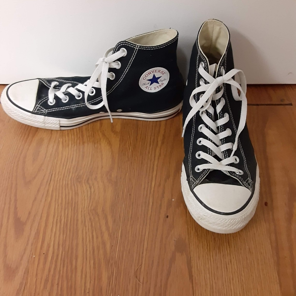 Black All Star High Top Chuck Taylor Converse